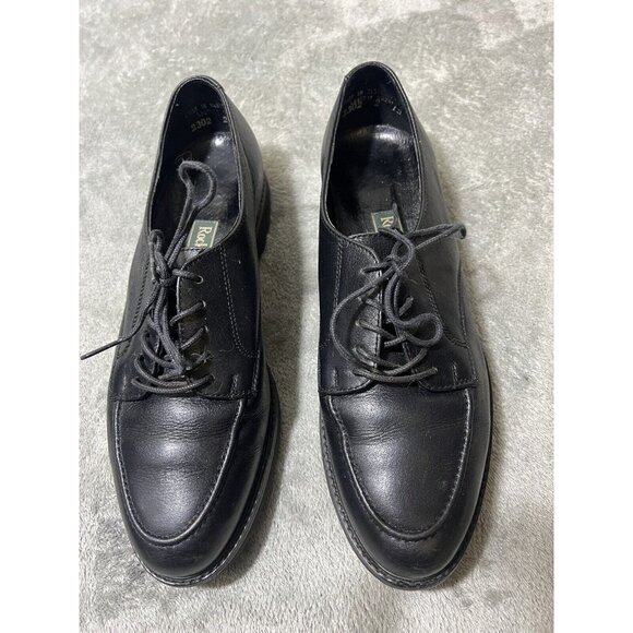 Rockport Shoes - Rockport Womens Size 7 M Black Leather Lace Up Comfort Shoes Preppy Retro